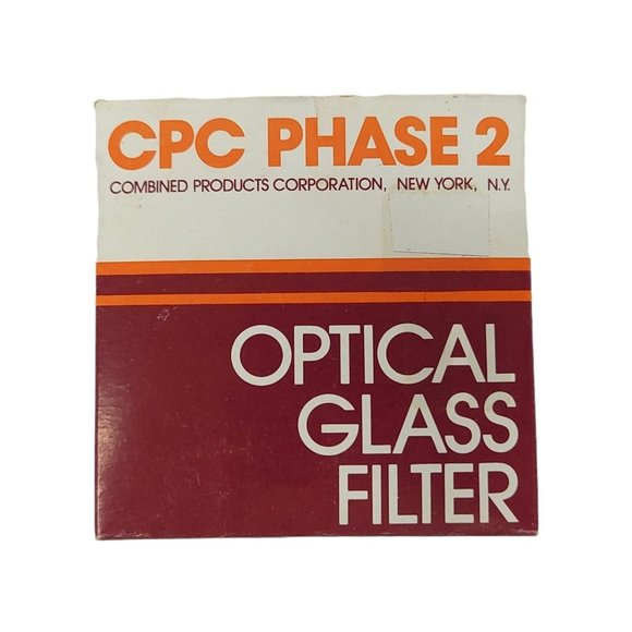 CPC Phase 2 55mm Yellow Camera Lens Filter Optical Glass Screw On Case Box Japan - Picture 9 of 12